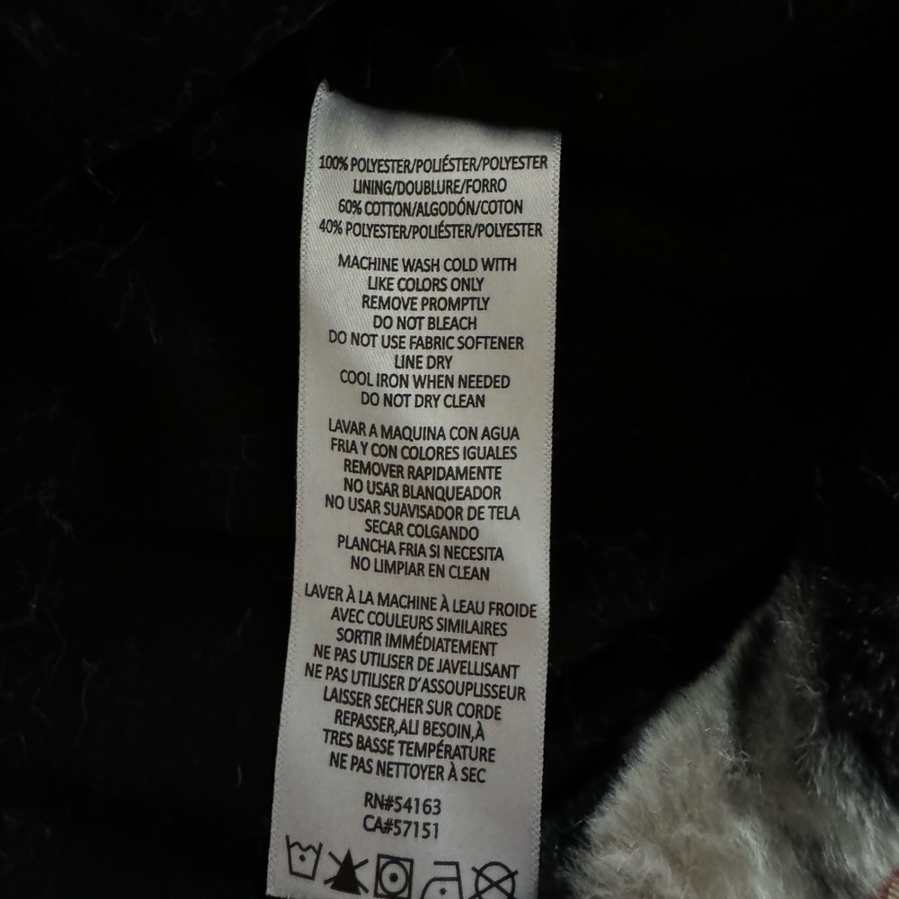 Calvin Klein Performance Zebra Print Fuzzy Half Z… - image 5